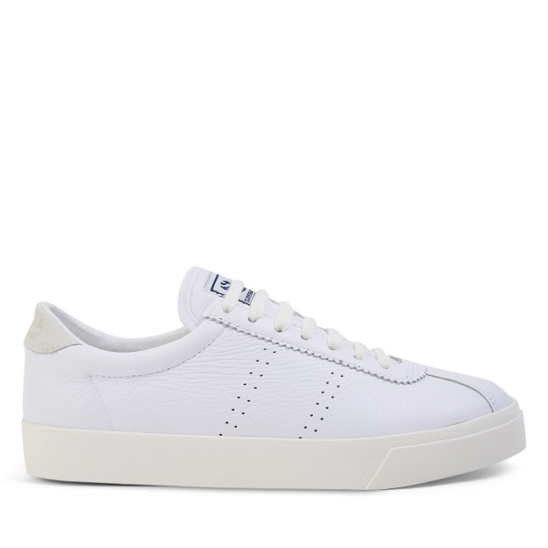 CA Superga 2843 CA Superga Sport Club S White-White Avorio-Beige Gesso