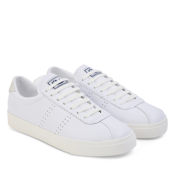 CA Superga 2843 CA Superga Sport Club S White-White Avorio-Beige Gesso