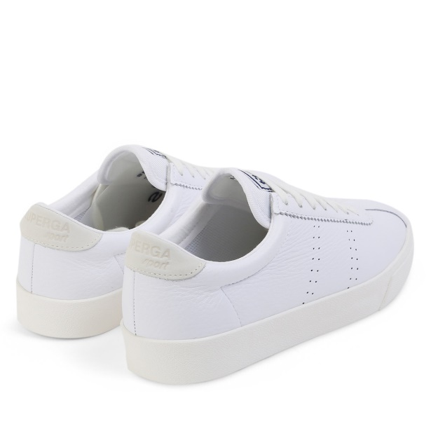CA Superga 2843 CA Superga Sport Club S White-White Avorio-Beige Gesso