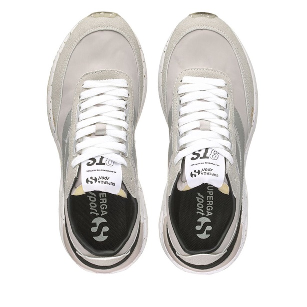 CA Superga 4089 Training 9Ts Slim Vegan Faux Leather Grey Colomba