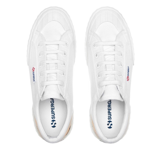 CA Superga 2630 Stripe Padded Leopard White-Leopard