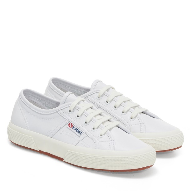 CA Superga 2750 Vegan Leather White-White Avorio