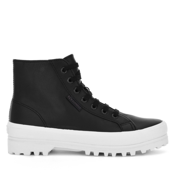 CA Superga 2341 Alpina Nappa Black-F Avorio