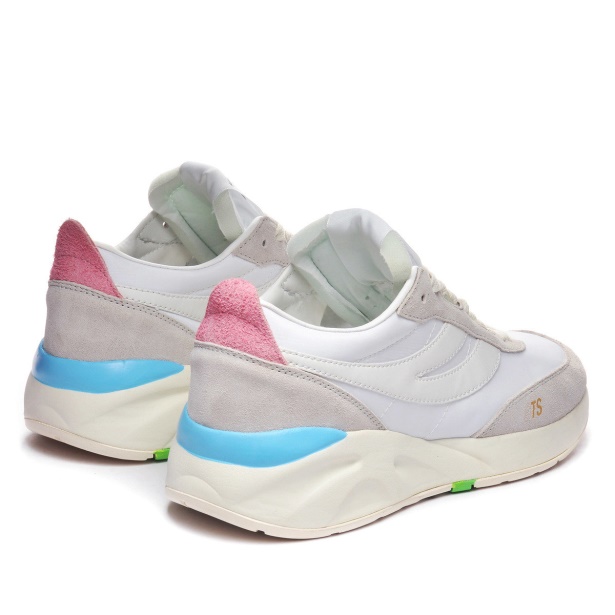 CA Superga 4089 Training 9Ts Slim White Turquoise Sea Green