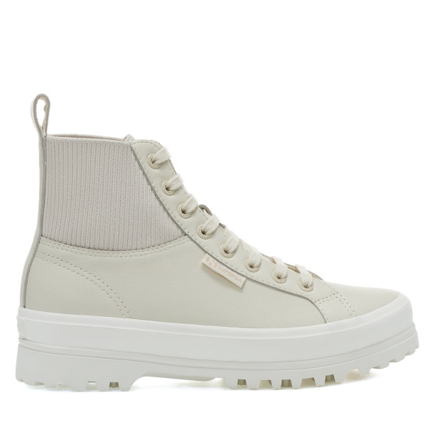 CA Superga 2644 Alpina Knitted Nappa Beige Lt Eggshell-F Avorio