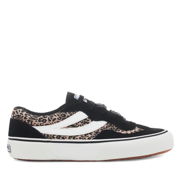 CA Superga 2941 Revolley Microleopard Black Micro Leopard