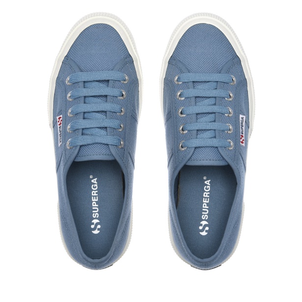 CA Superga 2750 Cotu Classic Blue Lt Cobalt-F Avorio