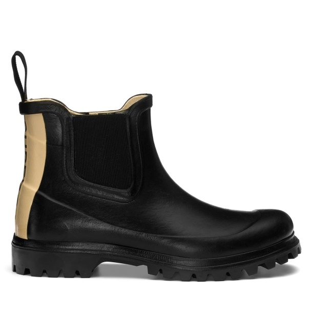 CA Superga 798 Rubber Boots Lettering Black