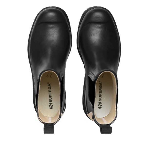 CA Superga 798 Rubber Boots Lettering Black