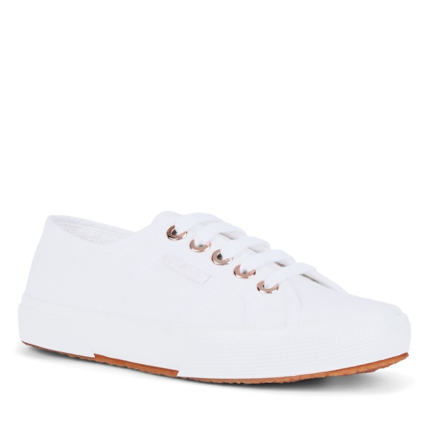 CA Superga 2750 Cotu Big Eyelets White-Rose Gold