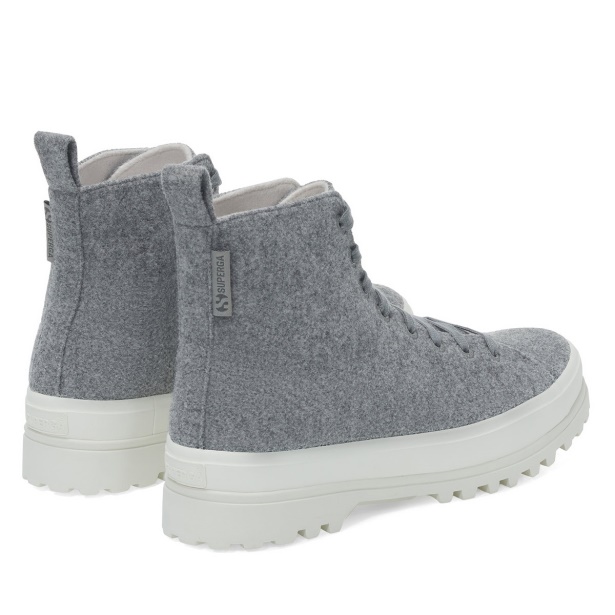 CA Superga 2644 Alpina Felt Lt Grey-F Avorio