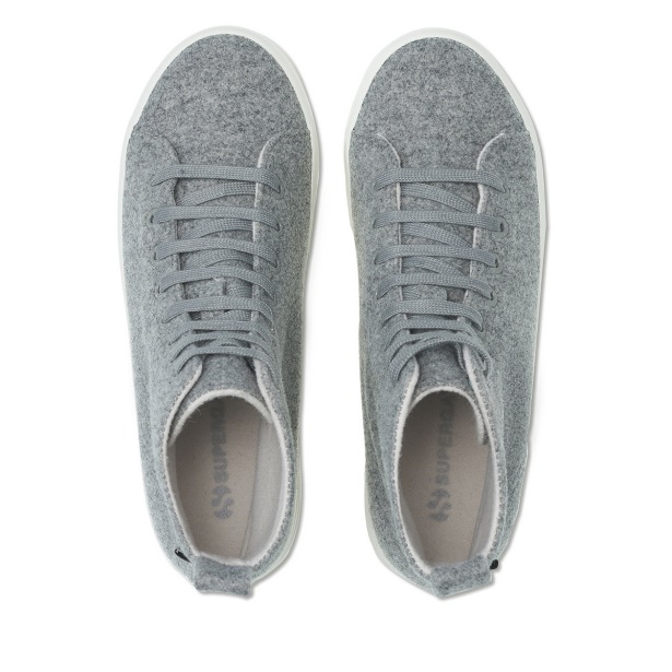 CA Superga 2644 Alpina Felt Lt Grey-F Avorio