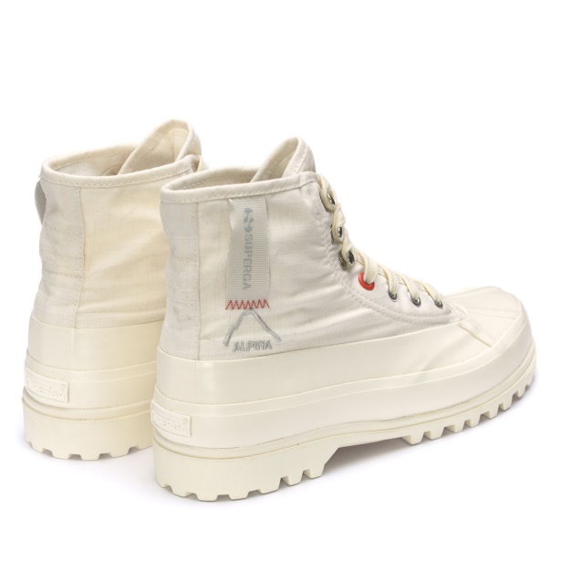 CA Superga 2481 Alpina Ripstop Beige Naturak-Orange Tomato