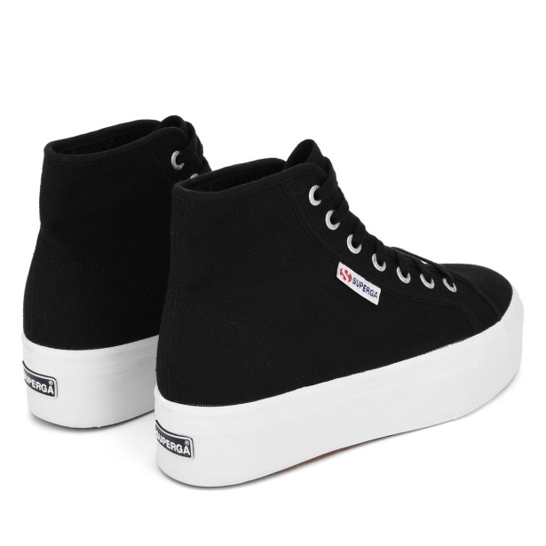 CA Superga 2705 High Top Black-Fwhite