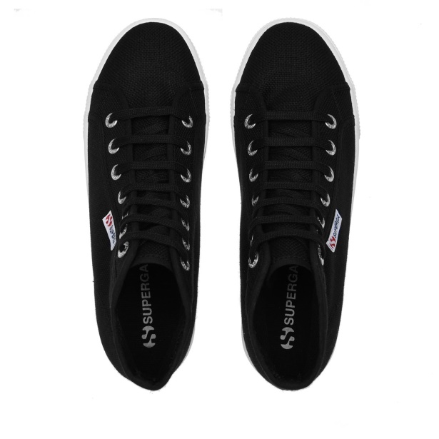 CA Superga 2705 High Top Black-Fwhite