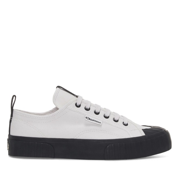 CA Superga 2630 Stripe Webbing Grey Lt-Black