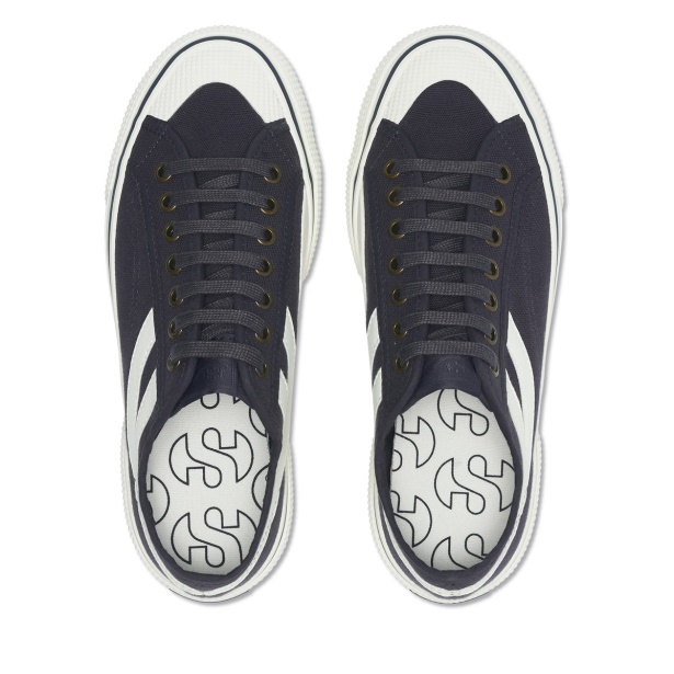 CA Superga 2750 Panatta 3.0 Blue Grey Dk White Avorio