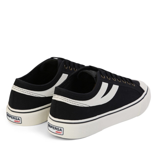 CA Superga 2750 Panatta 3.0 Black-White Avorio