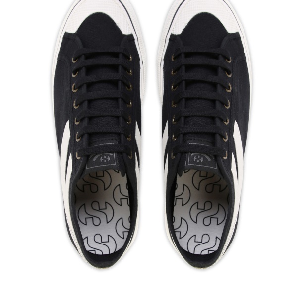 CA Superga 2750 Panatta 3.0 Black-White Avorio