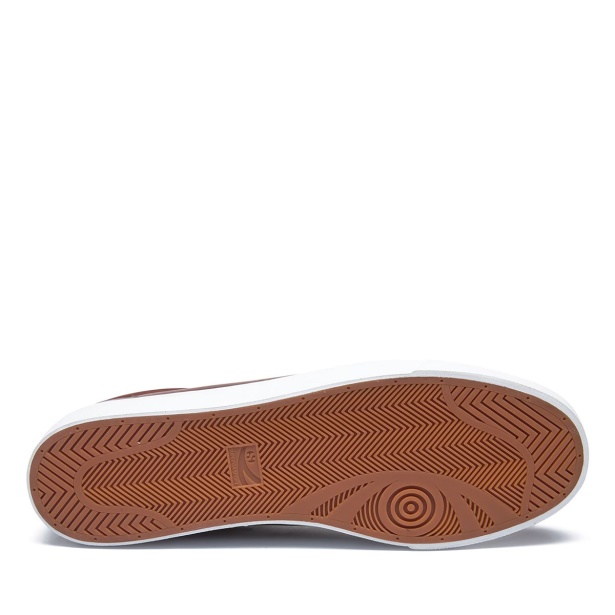 CA Superga 2843 CA Superga Sport Brushed Leather Cognac-White