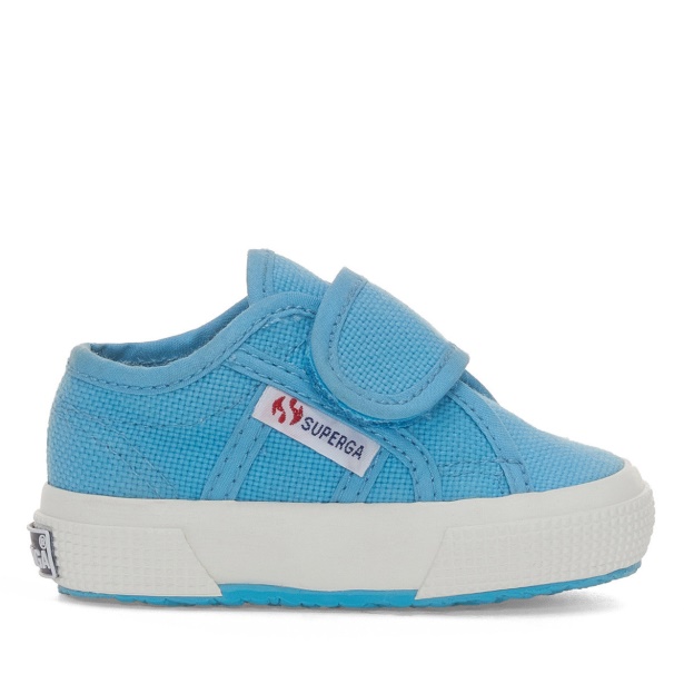 CA Superga 2750 Bstrap Baby Blue Lt Dusty - F Avorio