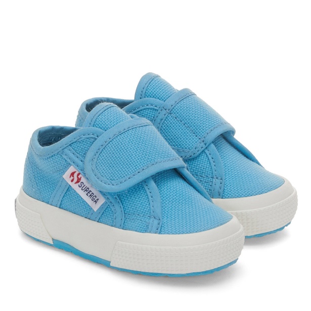 CA Superga 2750 Bstrap Baby Blue Lt Dusty - F Avorio