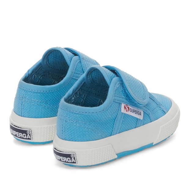 CA Superga 2750 Bstrap Baby Blue Lt Dusty - F Avorio