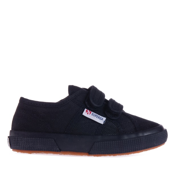CA Superga 2750 Jstrap Classic Kids Full Black