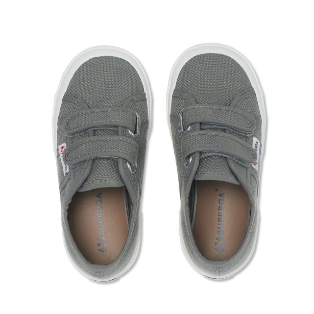 CA Superga 2750 Jstrap Classic Kids Grey Sage