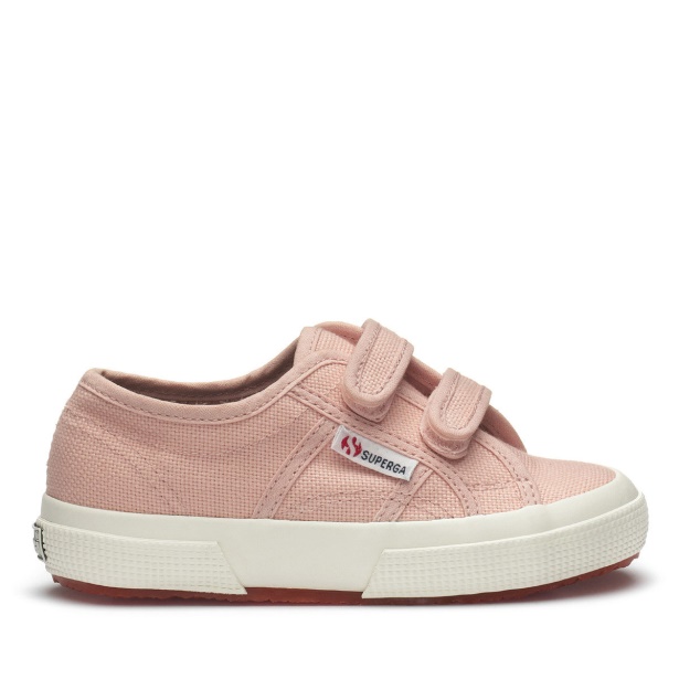 CA Superga 2750 Jstrap Classic Kids Pink Blush - F Avorio