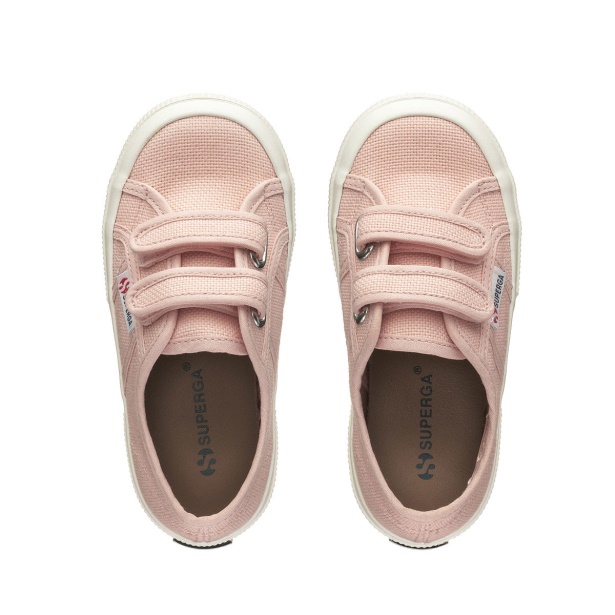 CA Superga 2750 Jstrap Classic Kids Pink Blush - F Avorio