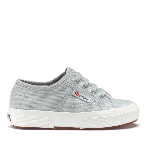 CA Superga 2750 Jcot Classic Kids Grey Lilla-F Avorio
