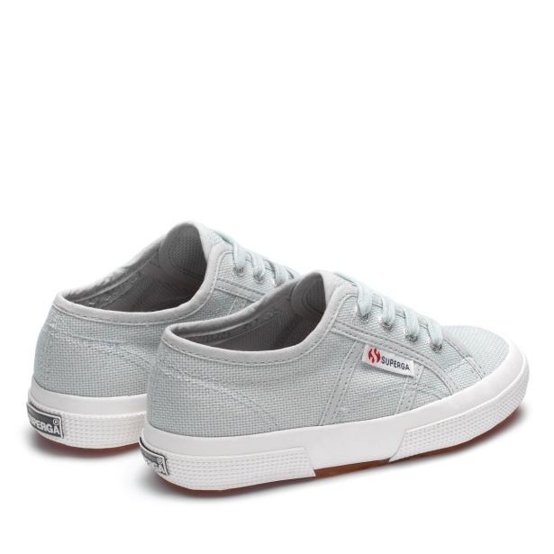 CA Superga 2750 Jcot Classic Kids Grey Lilla-F Avorio