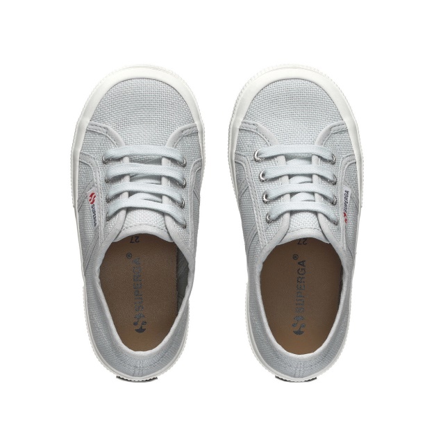 CA Superga 2750 Jcot Classic Kids Grey Lilla-F Avorio