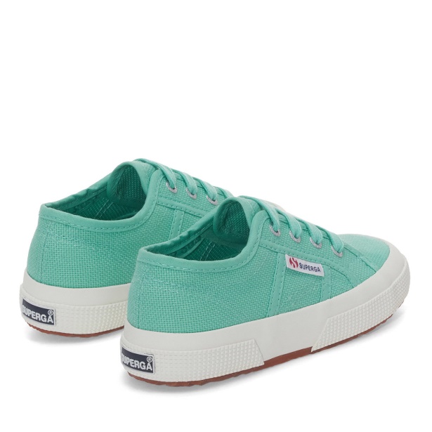 CA Superga 2750 Jcot Classic Kids Green Water-F Avorio