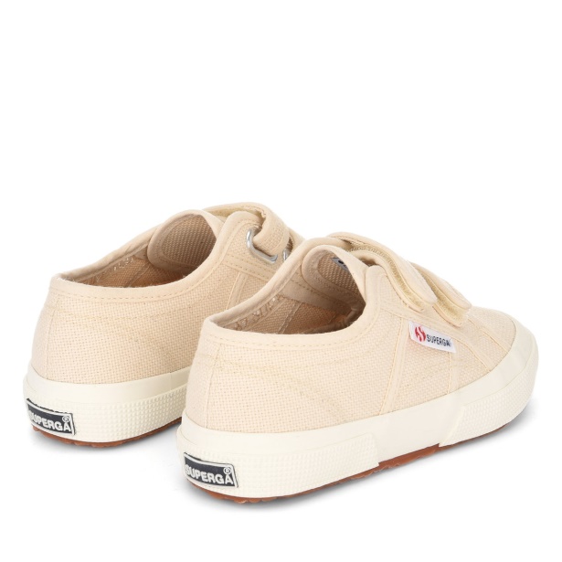 CA Superga 2750 Jstrap Classic Kids Beige Raw-F Avorio