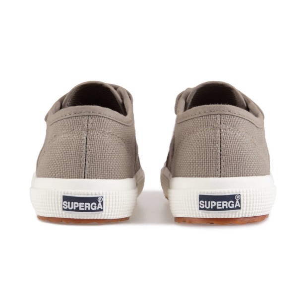 CA Superga 2750 Jstrap Classic Kids Green Safari-F Avorio