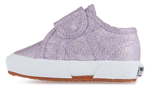 CA Superga 2750 Baby Strap Lame Violet Lilla