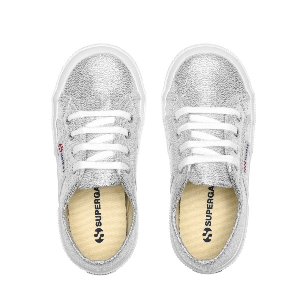 CA Superga 2750 Lamew Kids Grey Silver