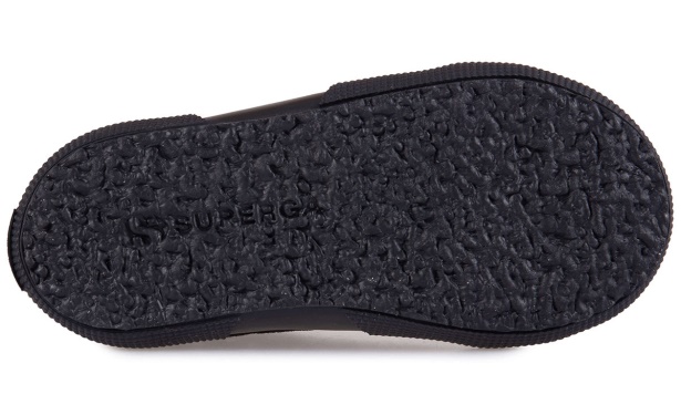 CA Superga 2795 Kids Velvet Stars Black-Silver Stars