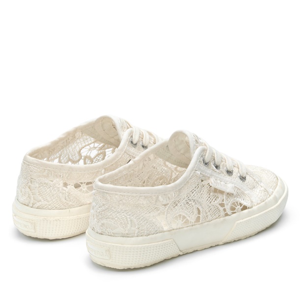 CA Superga 2750 Kids Macrame Total White Avorio