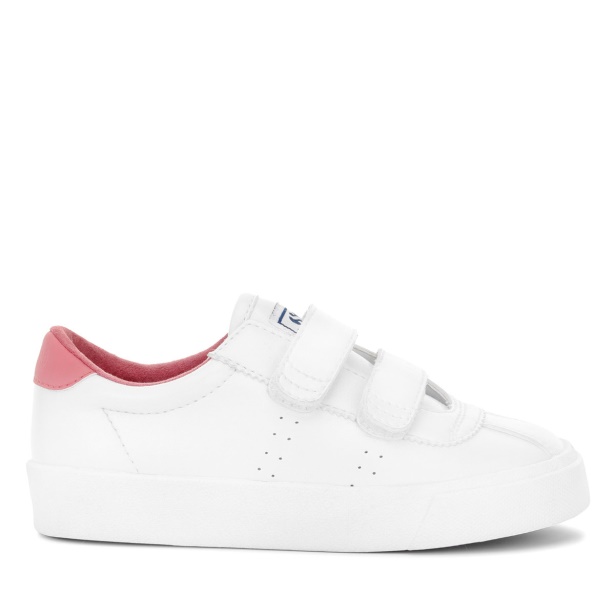 CA Superga 2843 Kids Club S Vegan White-Pink Dusty