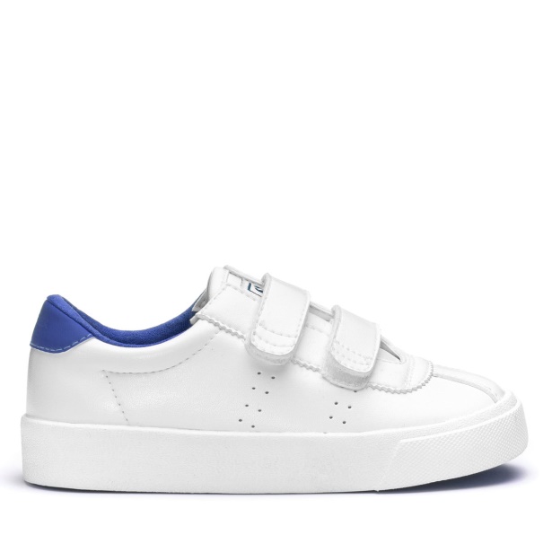 CA Superga 2843 Kids Club S Vegan White-Blue Cold
