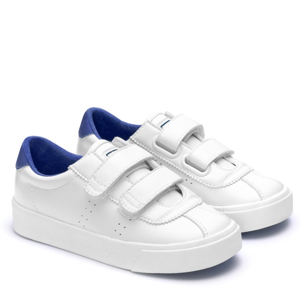 CA Superga 2843 Kids Club S Vegan White-Blue Cold