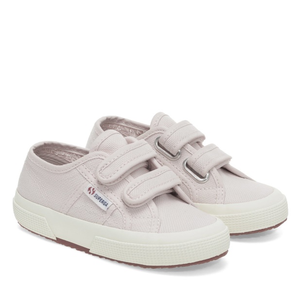 CA Superga 2750 Jstrap Classic Kids Pink Ish-F Avorio