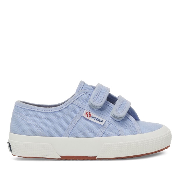 CA Superga 2750 Jstrap Classic Kids Violet Lt-F Avorio