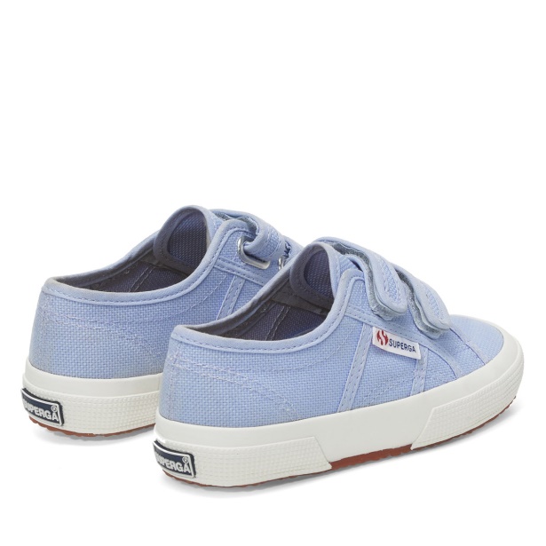 CA Superga 2750 Jstrap Classic Kids Violet Lt-F Avorio