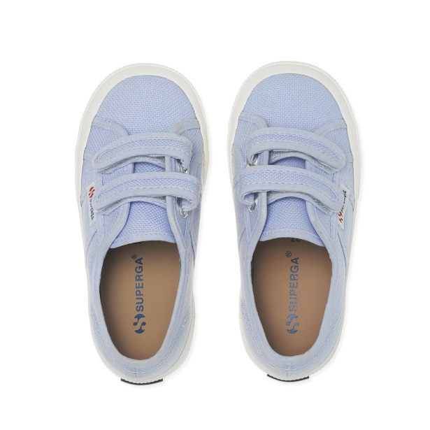 CA Superga 2750 Jstrap Classic Kids Violet Lt-F Avorio