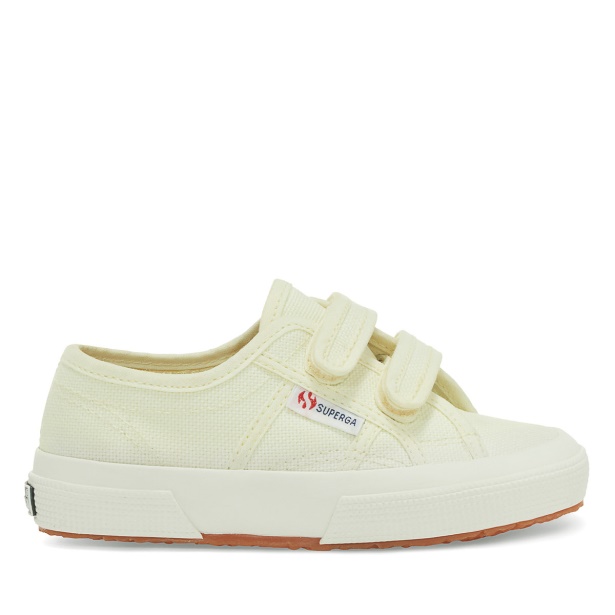 CA Superga 2750 Jstrap Classic Kids Green Lt-F Avorio