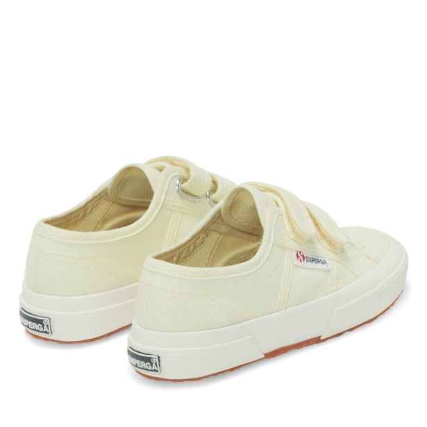 CA Superga 2750 Jstrap Classic Kids Green Lt-F Avorio